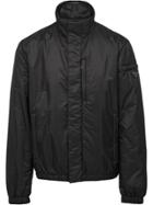 Prada Funnel-neck Windbreak Jacket - Black