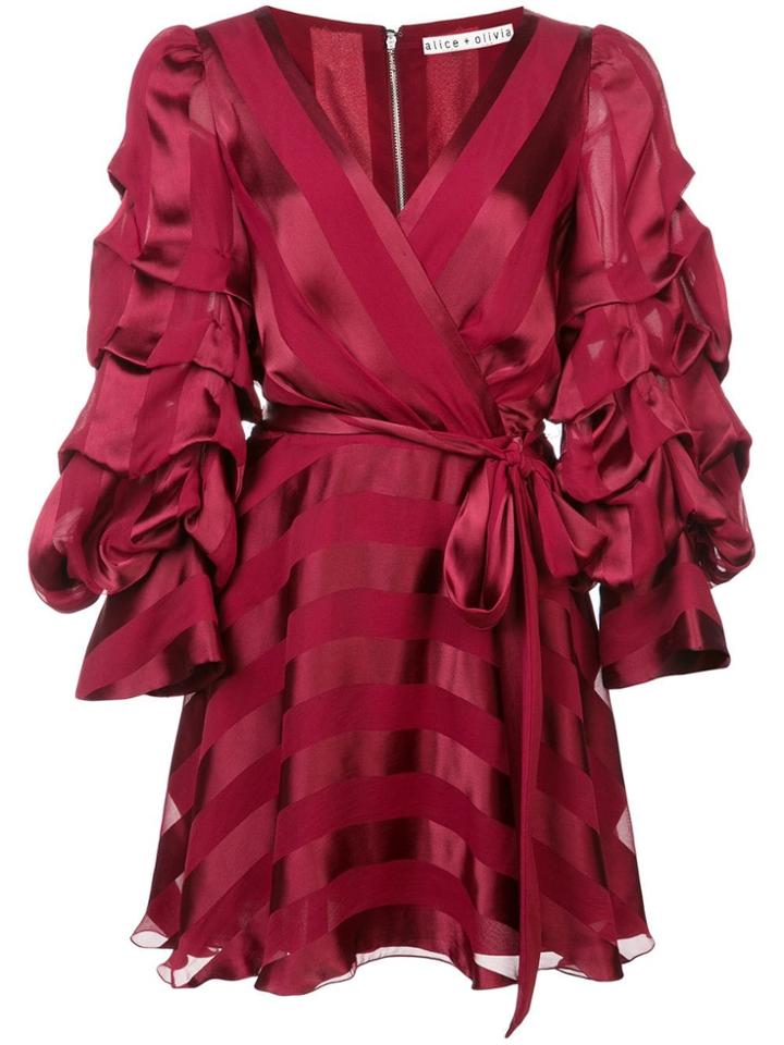 Alice+olivia Santina Dress - Red