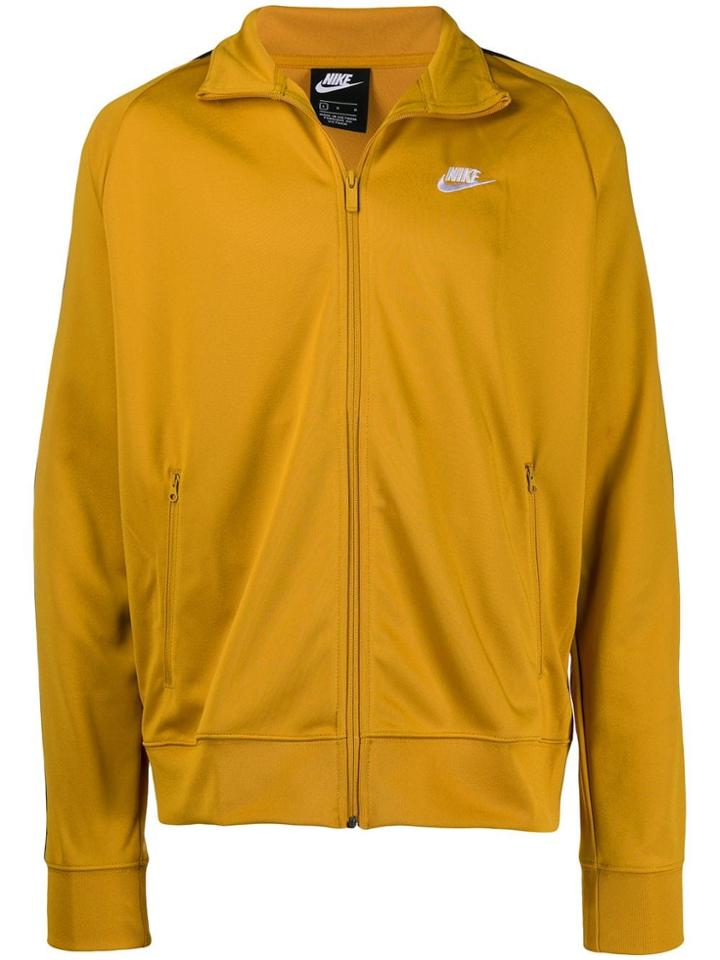 Nike Logo Track Jacket - Yellow