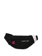 Off-white Contrasting Logo Cross-body Bag - Black