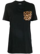 Simonetta Ravizza Fur Pocket T-shirt - Black