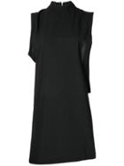 Comme Des Garçons Vintage Sleeveless Dress With Asymmetric Shoulders -