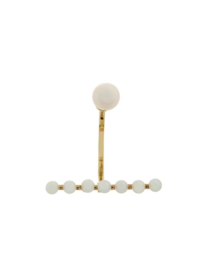 Delfina Delettrez 9kt Yellow Gold Gold Vein Earring - Metallic
