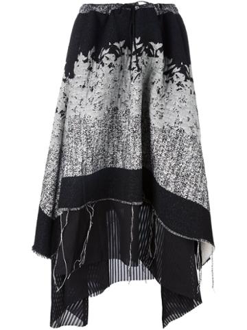 A Tentative Atelier Asymmetric Draped Skirt