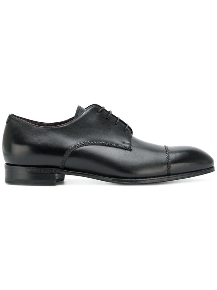 Lidfort Braid Detail Derby Shoes - Black