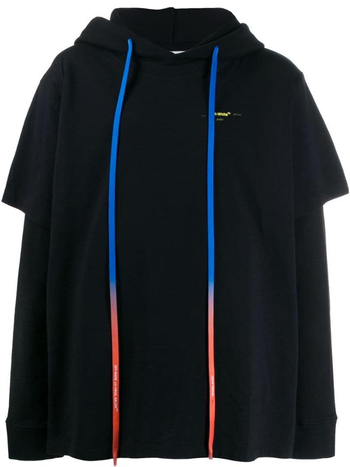 Off-white Printed Arrows Hoodie - Black