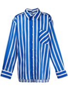 Botter Oversize Striped Shirt - White
