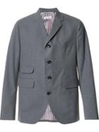 Thom Browne 'sport' Jacket, Men's, Size: Iii, Grey, Cupro/cotton