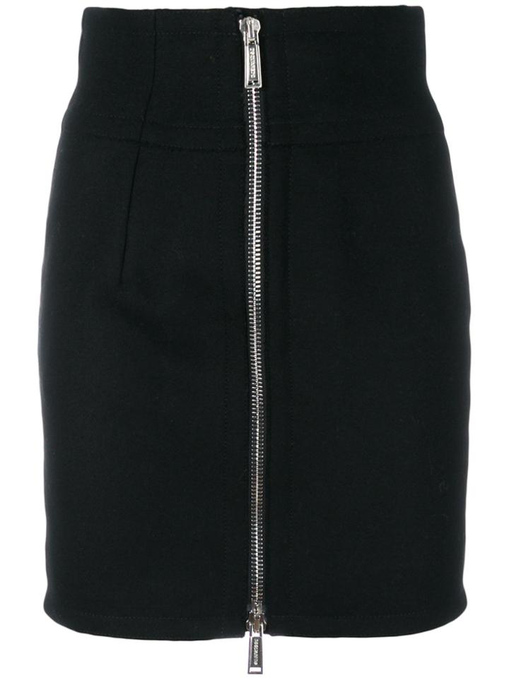 Dsquared2 Fitted Zip-through Mini Skirt - Black