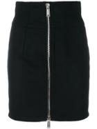 Dsquared2 Fitted Zip-through Mini Skirt - Black