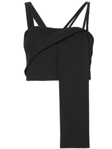 Symetria Delimit Asymmetric Bustier - Black