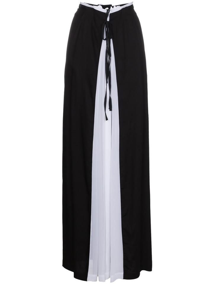 Ann Demeulemeester Gathered Maxi Skirt - Black