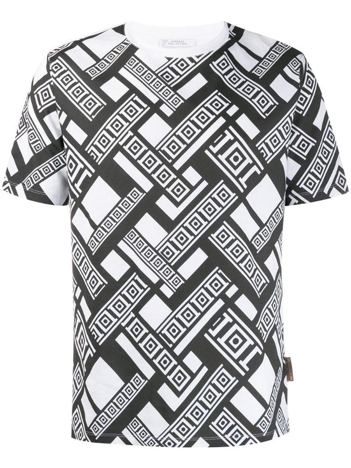 Versace Collection Greece Fantasy T-shirt - White
