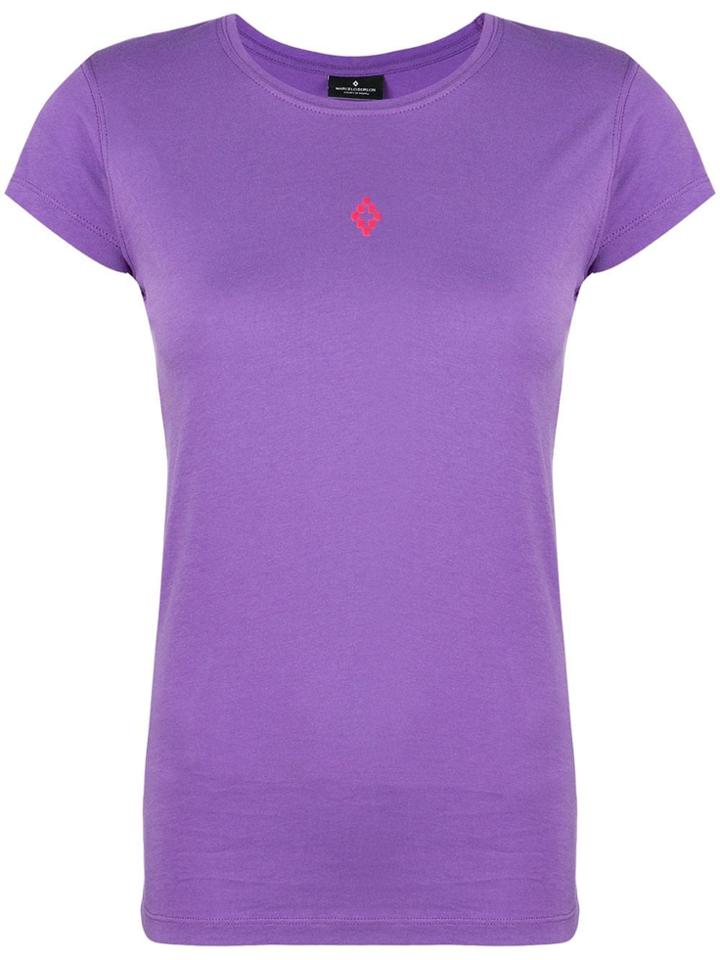 Marcelo Burlon County Of Milan Skull Print T-shirt - Pink & Purple