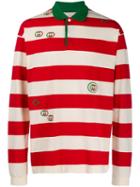Gucci Striped Rugby Shirt - White