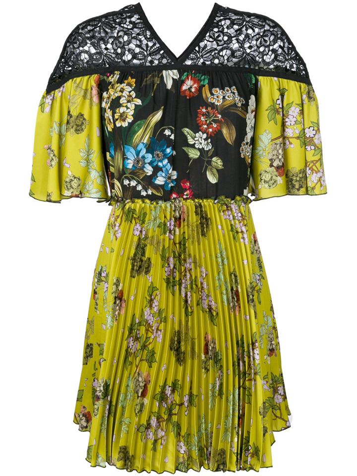 I'm Isola Marras Floral Pleated Dress - Black