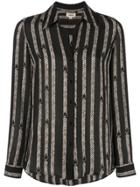 L'agence L'agence 4254bcg Blackanguilette Natural (veg)->cotton