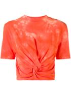 Ganni Twist T-shirt - Red