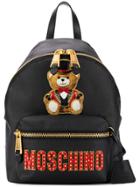 Moschino Teddy Circus Backpack - Black