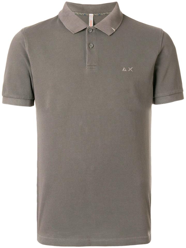 Sun 68 Shortsleeved Polo Shirt - Grey