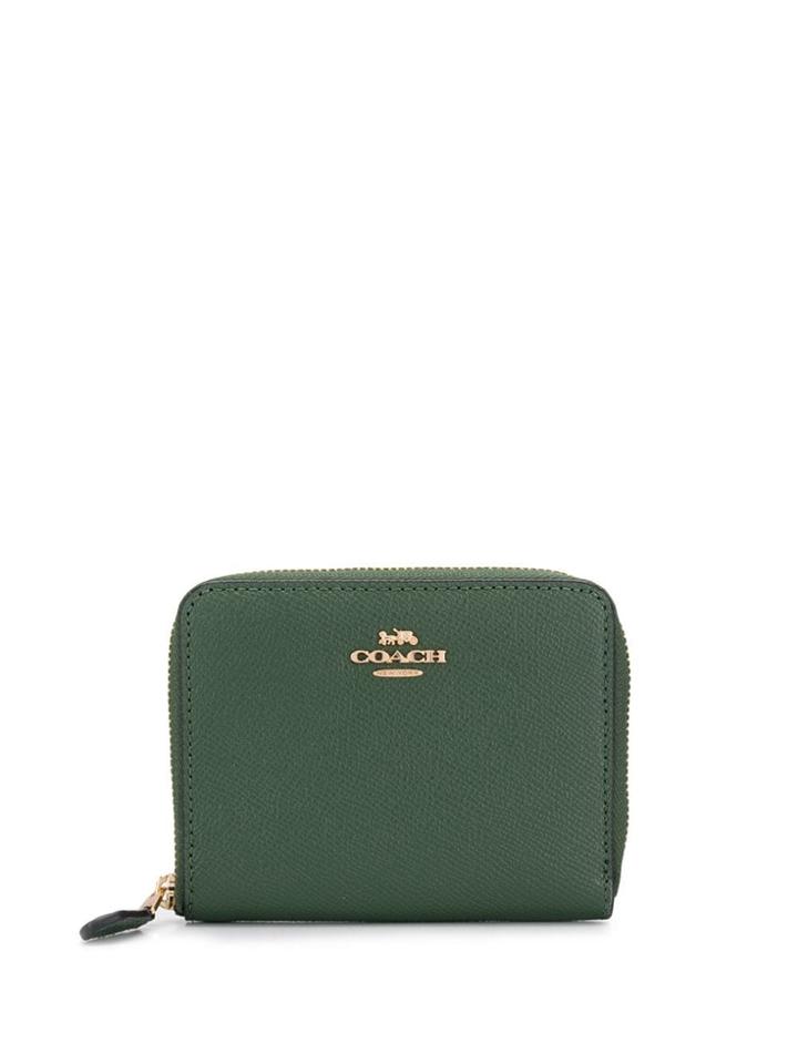 Coach Logo Plaque Wallet - Green
