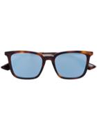 Mcq By Alexander Mcqueen Eyewear - Square-frame Sunglasses - Unisex - Acetate/metal - One Size, Brown, Acetate/metal