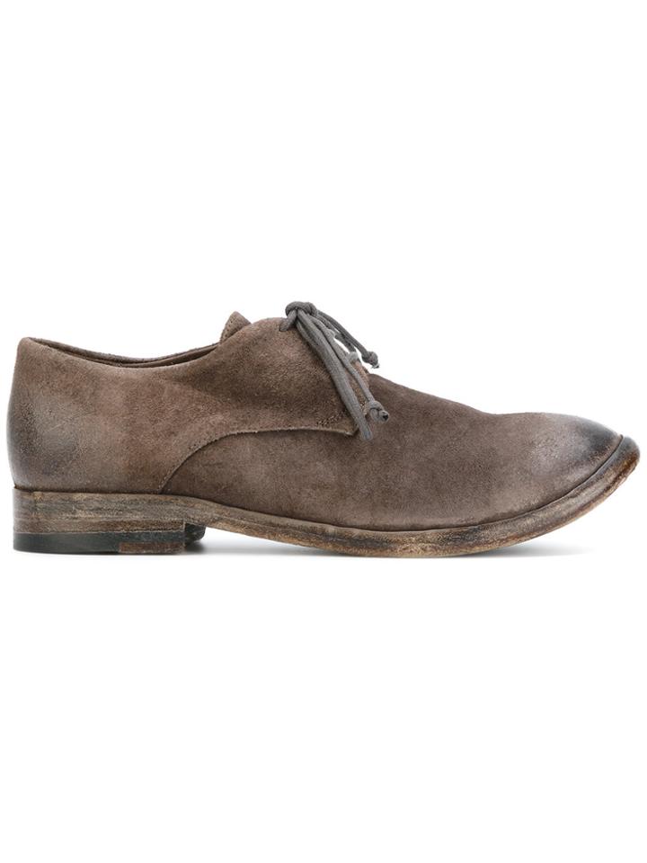 The Last Conspiracy Distressed Lace-up Shoes - Brown