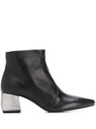 Anna Baiguera Pointed Ankle Boots - Black