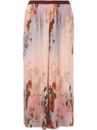 Antonio Marras Plissé Cropped Trousers, Women's, Size: 2, Pink/purple, Polyester/spandex/elastane
