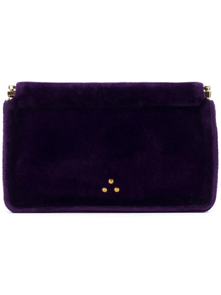 Jérôme Dreyfuss Clic Clac Velours - Pink & Purple