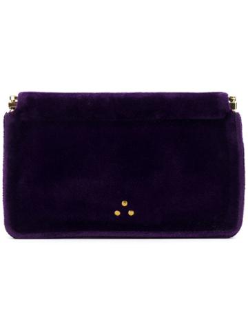 Jérôme Dreyfuss Clic Clac Velours - Pink & Purple