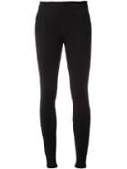Fendi Classic Leggings, Women's, Size: 38, Black, Polyamide/spandex/elastane