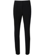 Alexander Wang Seam Detailed Skinny Trousers, Women's, Size: 6, Black, Polyethylene/triacetate