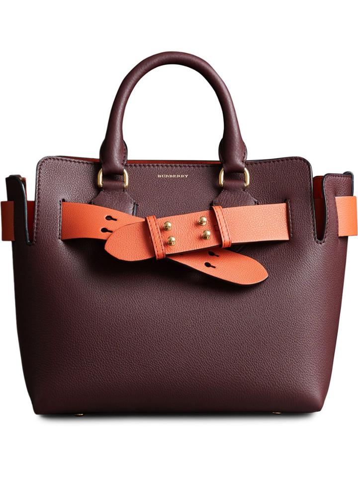 Burberry The Small Leather Belt Bag - Red