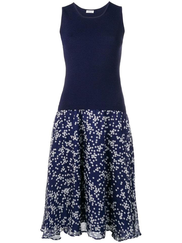 P.a.r.o.s.h. Romance Star Print Dress - Black