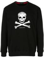 Loveless Skull And Crossbones Sweatshirt - Black
