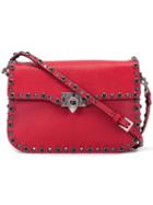 Valentino Valentino Garavani 'rockstud Rolling' Shoulder Bag, Women's, Red, Calf Leather