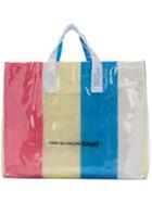 Comme Des Garçons Shirt Picnic Sheet Tote Bag - Multicolour