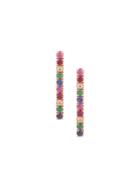 Zofia Day Rainbow Bar Studs - Metallic