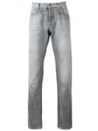 Dolce & Gabbana Straight Leg Jeans, Men's, Size: 52, Grey, Cotton
