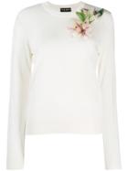 Dolce & Gabbana Sweater With Embroidery - White