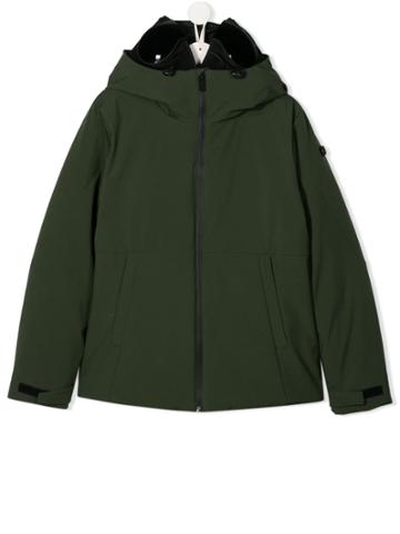 Ai Riders On The Storm Teen Hooded Parka - Green