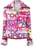 Chanel Pre-owned Contrasting Lettering Motif Jacket - Multicolour