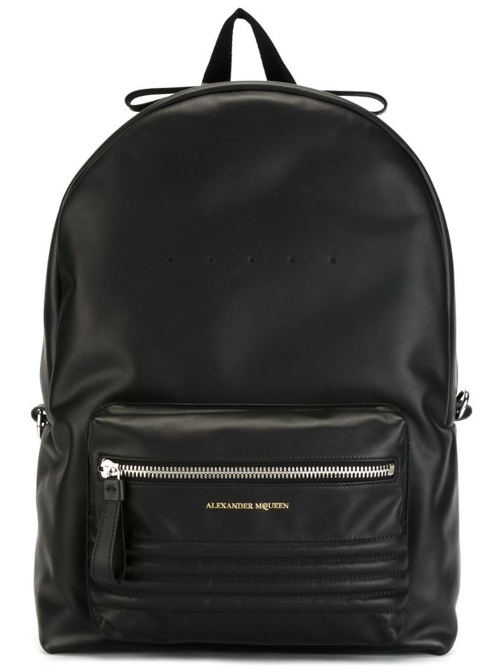 Alexander Mcqueen Ribbed Panel Backpack
