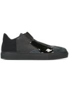Mm6 Maison Margiela Panelled Low-top Sneakers