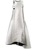 Eudon Choi Metallic Asymmetric Dress - Nude & Neutrals
