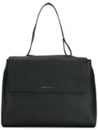 Orciani Top Handle Tote, Women's, Black, Leather