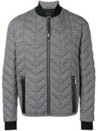 Giorgio Armani Chevron Quilted Jacket - Grey