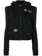 Ktz Embroidered Hooded Sweater - Black