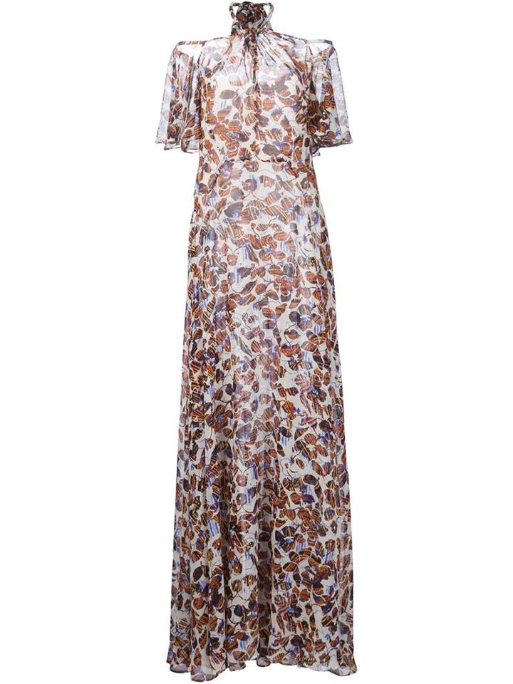 Derek Lam Off Shoulder Neck Tie Dress